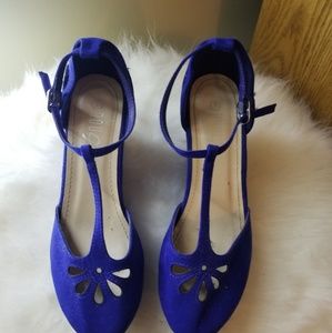 Wedge Mary Janes